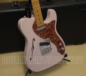 017-1022-760 American Professional II Telecaster Thinline Maple Fingerboard Transparent Shell Pink 0171022760